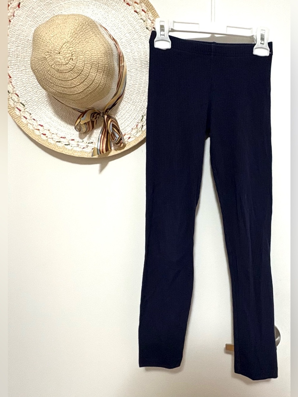 Old Navy Navy Blue Ribbed Leggings